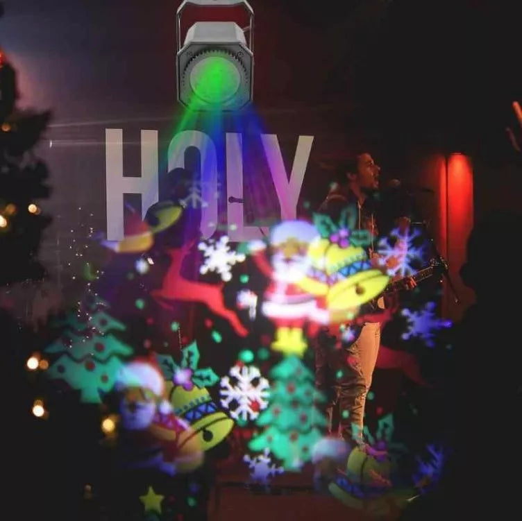 LuzFest: Proyector LED Navideño