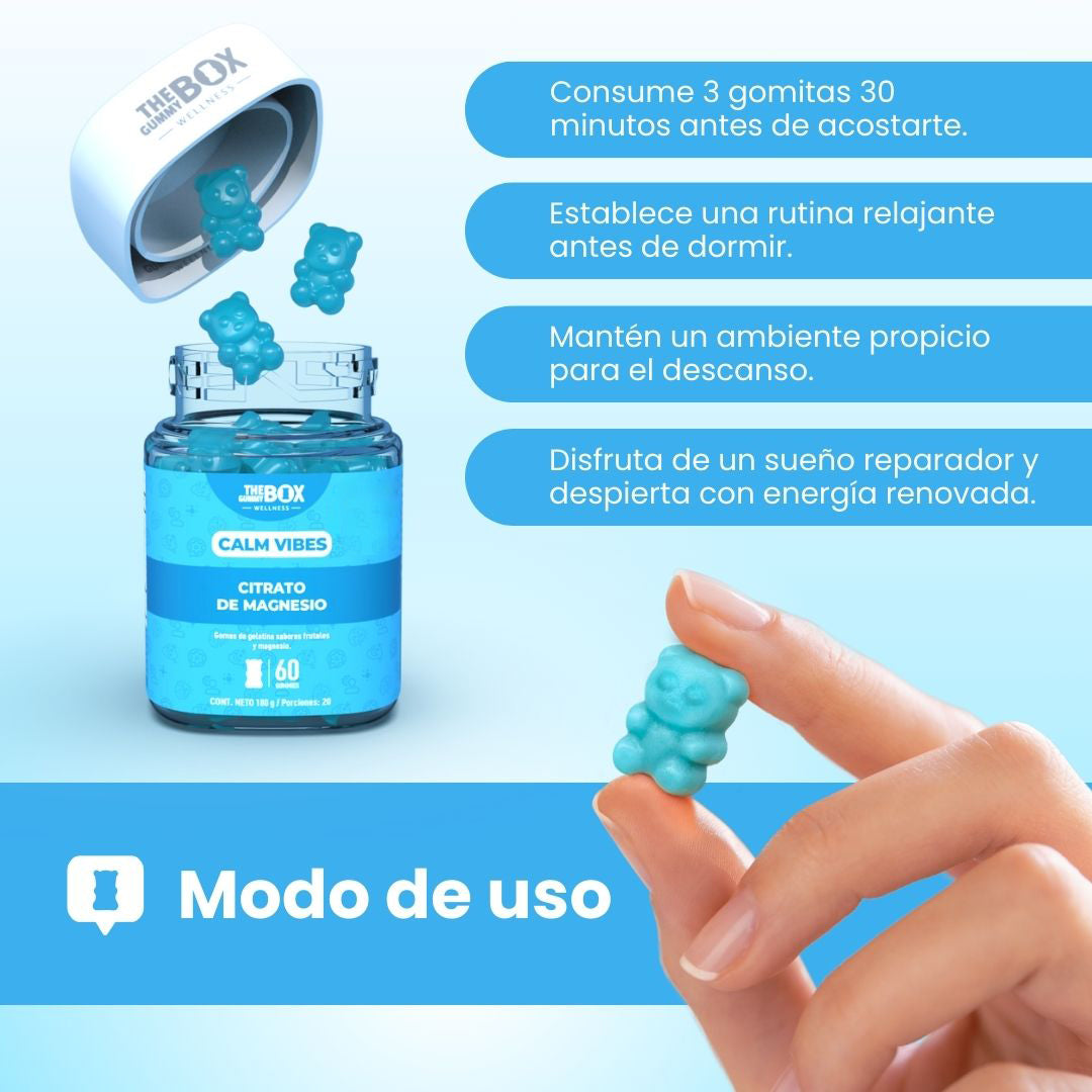 Calm Vibes: gomitas para dormir