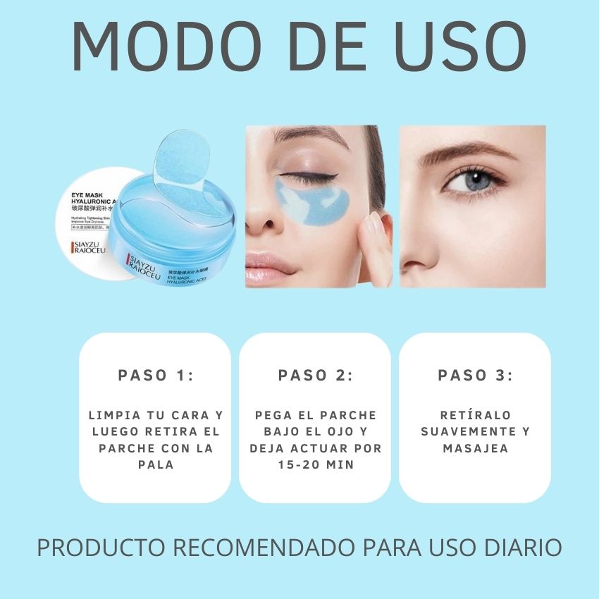 Bye Bye Ojeras (60 parches)