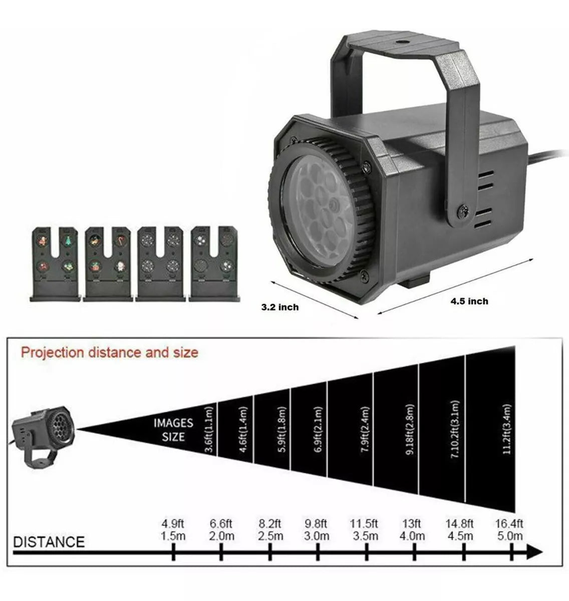 LuzFest: Proyector LED Navideño