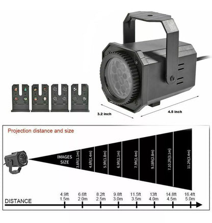 LuzFest: Proyector LED Navideño
