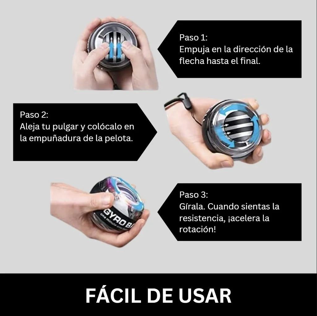 Gyroball: Brazos Potentes y Articulaciones Sanas en Minutos